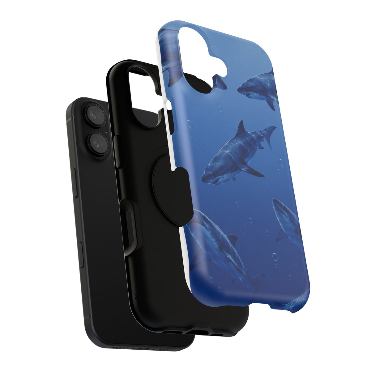 Shark Ocean Impact-Resistant Phone Case