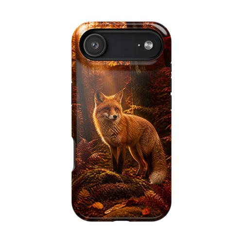 Autumn Fox Impact-Resistant Phone Case — Forest Wildlife Protective Cover