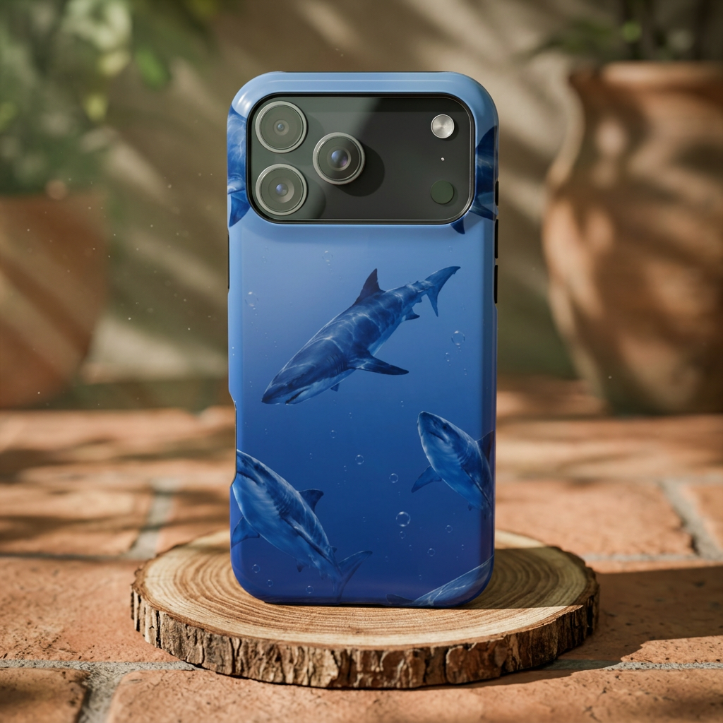 Shark Ocean Impact-Resistant Phone Case