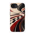 Racing Stripe Abstract Impact-Resistant Phone Case