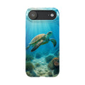 Sea Turtle Slim Phone Case — Ocean Underwater Marine Life Design